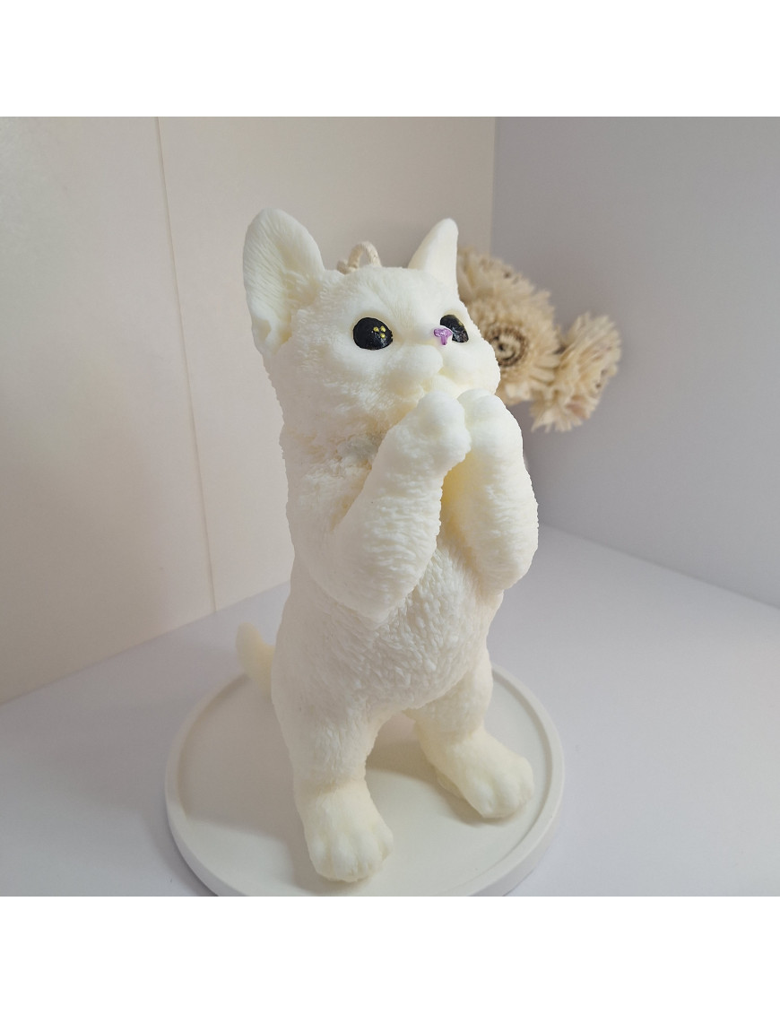 Świeca Sojowa Wolnostojąca – Kot XXL – akcandle