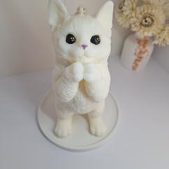 Świeca Sojowa Wolnostojąca – Kot XXL – akcandle