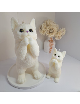 Świeca Sojowa Wolnostojąca – Kot XXL – akcandle