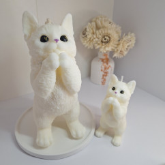 Świeca Sojowa Wolnostojąca – Kot XXL – akcandle