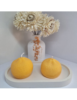 Świeca Sojowa Wolnostojąca – Mandarynki – akcandle