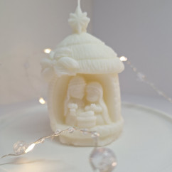 Świeca Sojowa Wolnostojąca – Szopka – akcandle