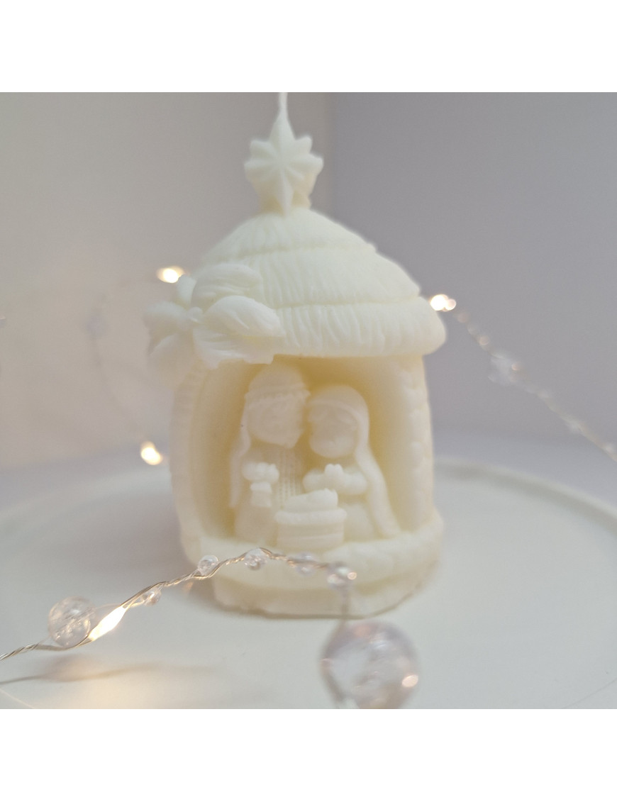 Świeca Sojowa Wolnostojąca – Szopka – akcandle