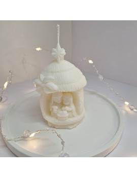 Świeca Sojowa Wolnostojąca – Szopka – akcandle