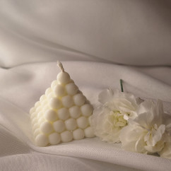 Świeca sojowa Świeca wolnostojąca – Piramid Bubble – akcandle