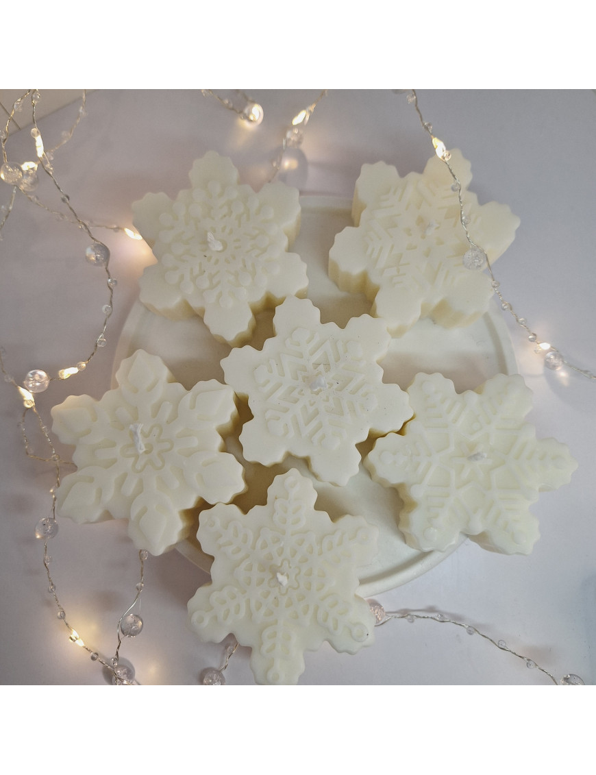 Świeca Sojowa Wolnostojąca – Snieżynka – akcandle