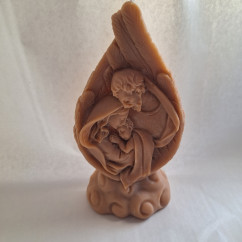 Świeca Sojowa Wolnostojąca – Szopka z Jezusem – akcandle