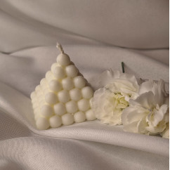 Świeca sojowa Świeca wolnostojąca – Piramid Bubble – akcandle