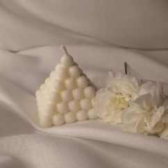 Świeca sojowa Świeca wolnostojąca – Piramid Bubble – akcandle