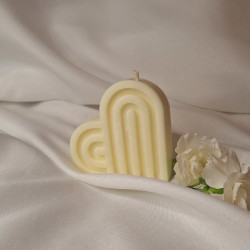 Świeca sojowa Świeca wolnostojąca – Heart I – akcandle