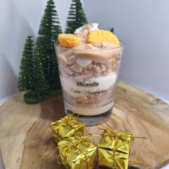 Świeca Sojowa w szklanej formie – Ciasto mandarynkowe – akcandle