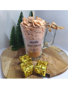 Świeca Sojowa w szklanej formie – Gorąca czekolada – akcandle