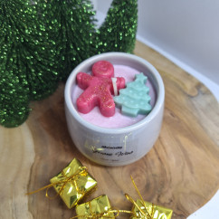 Świeca Sojowa w gipsowej formie – Grzane Wino – akcandle