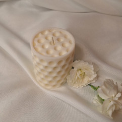 Świeca sojowa Świeca wolnostojąca – Walec Bubble – akcandle