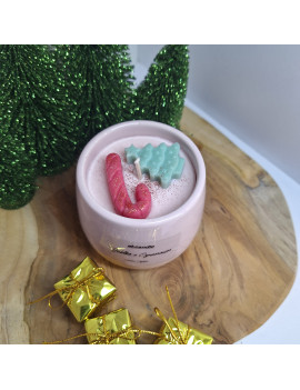 Świeca Sojowa w gipsowej formie – Jabłko z Cynamonem – akcandle