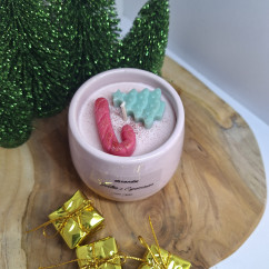 Świeca Sojowa w gipsowej formie – Jabłko z Cynamonem – akcandle