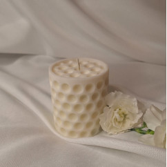 Świeca sojowa Świeca wolnostojąca – Walec Bubble – akcandle