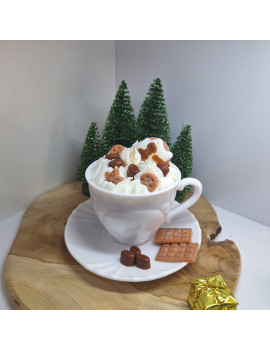 Świeca Sojowa w szklanej formie – Kawa w filiżance – akcandle