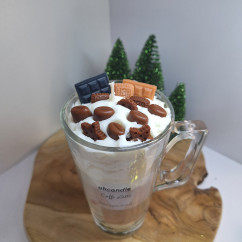 Świeca Sojowa w szklanej formie – Caffe Latte – akcandle