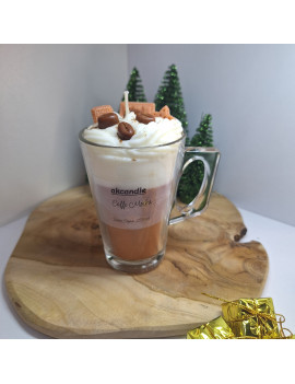 Świeca Sojowa w szklanej formie – Caffe Mocha – akcandle