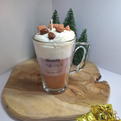 Świeca Sojowa w szklanej formie – Caffe Mocha – akcandle