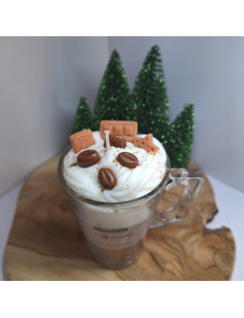 Świeca Sojowa w szklanej formie – Caffe Mocha – akcandle