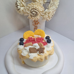 Świeca Sojowa Wolnostojąca – Torcik I – akcandle