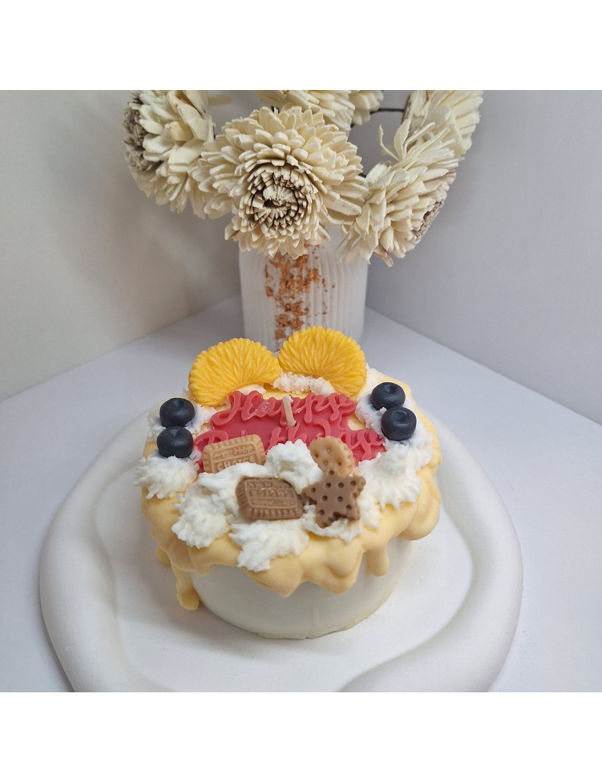 Świeca Sojowa Wolnostojąca – Torcik I – akcandle