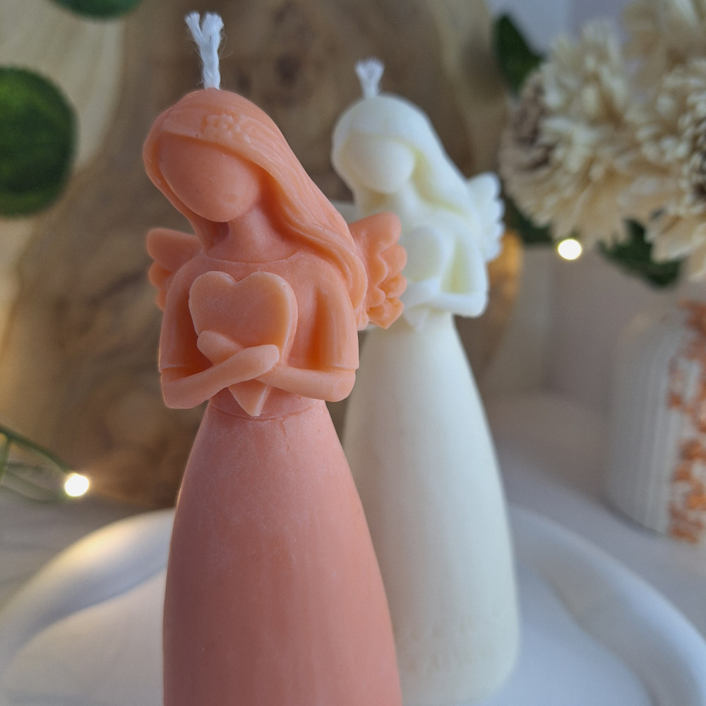 Świeca Sojowa Wolnostojąca – Aniołek Kobieta – akcandle