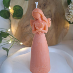 Świeca Sojowa Wolnostojąca – Aniołek Kobieta – akcandle