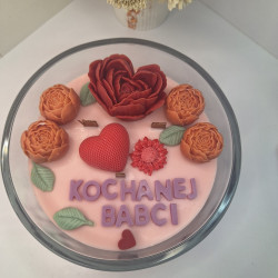 Świeca Sojowa w szklanej formie – Świeca duża z napisem – akcandle