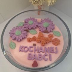 Świeca Sojowa w szklanej formie – Świeca duża z napisem – akcandle