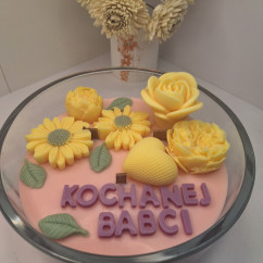 Świeca Sojowa w szklanej formie – Świeca duża z napisem – akcandle