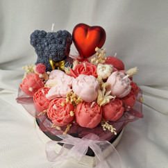 Świeca Sojowa typu Flower Box – Flower Box IX – akcandle