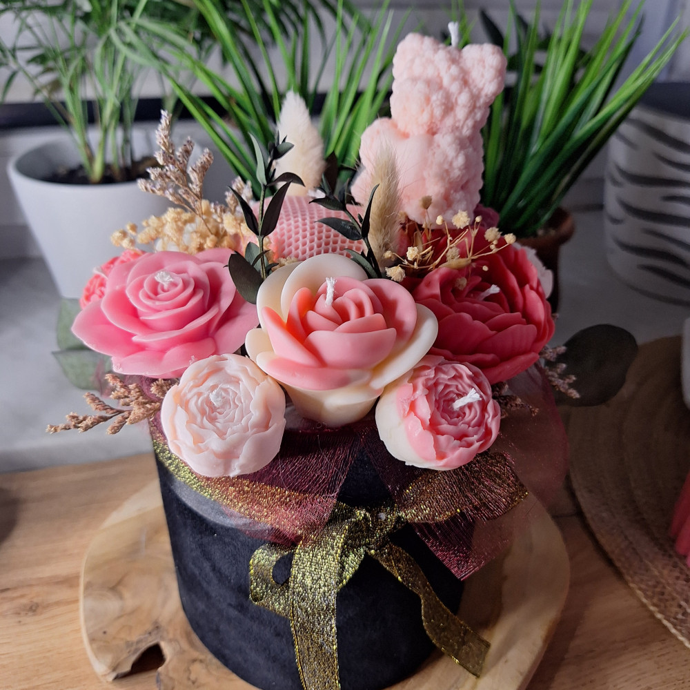 Świeca Sojowa typu Flower Box – Flower Box III – akcandle