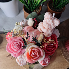 Świeca Sojowa typu Flower Box – Flower Box III – akcandle