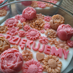 Świeca Sojowa w szklanej formie – Świeca duża z napisem – akcandle