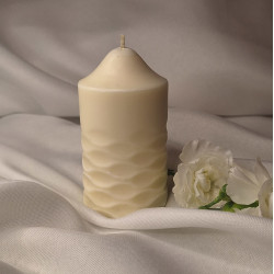 Świeca sojowa Świeca wolnostojąca – Cylinder Falisty – akcandle