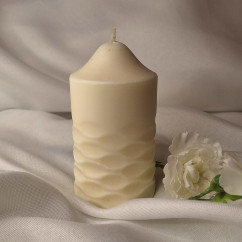 Świeca sojowa Świeca wolnostojąca – Cylinder Falisty – akcandle