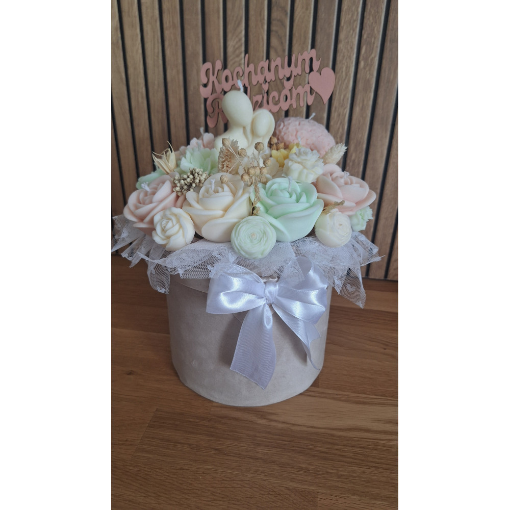 Świeca Sojowa typu Flower Box – Flower Box XVII (XL) – akcandle