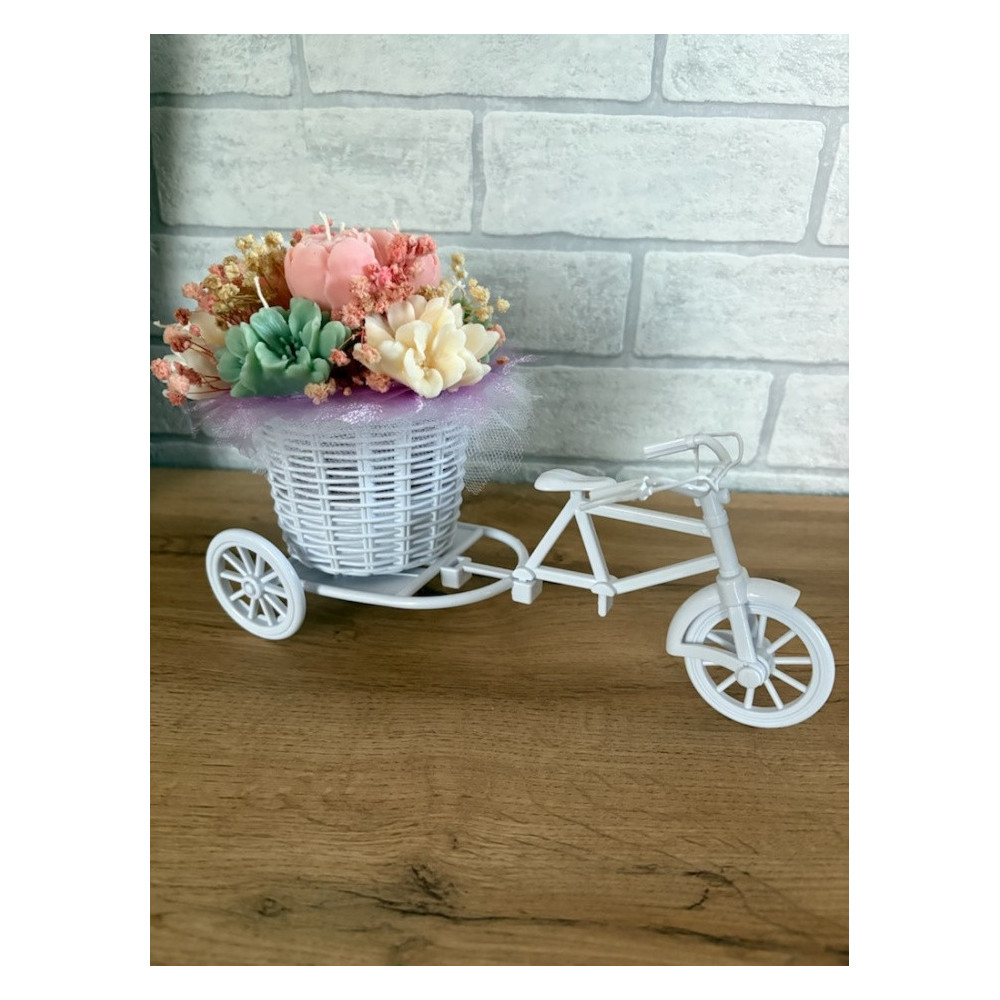 Świeca Sojowa Wolnostojąca – Rowerek – akcandle