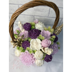 Świeca Sojowa – Kosz Kwiatów – akcandle