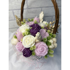 Świeca Sojowa – Kosz Kwiatów – akcandle