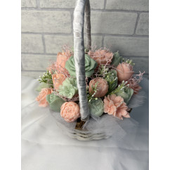 Świeca Sojowa – Kosz Kwiatów – akcandle