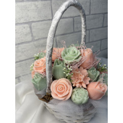 Świeca Sojowa – Kosz Kwiatów – akcandle