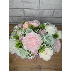 Świeca Sojowa typu Flowerbox – Bukiet w torebce – akcandle