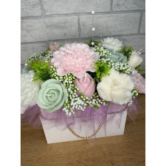 Świeca Sojowa typu Flowerbox – Bukiet w torebce – akcandle