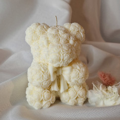 Świeca Sojowa Wolnostojąca – Miś – akcandle