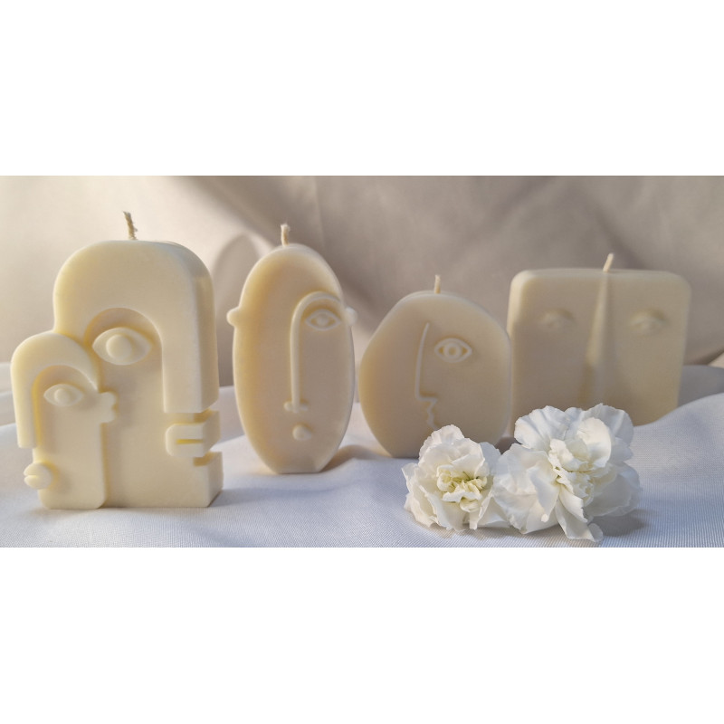 Zestaw Świec Sojowych – Face – akcandle