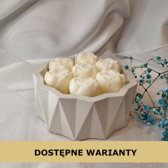 Świeca Sojowa w gipsowej formie – Piwonie w Gipsie – akcandle